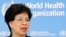 FILE - World Health Organization (WHO) Director-General Margaret Chan addresses the media on support to Ebola affected countries, at the WHO headquarters in Geneva, September 12, 2014.  REUTERS/Pierre Albouy (SWITZERLAND - Tags: HEALTH POLITICS HEADSHOT) - RTR45X