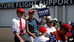 Trump'ın 31 Temmuz'da Florida'ya yaptığı kampanya ziyareti