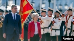 NORTH MACEDONIA-EU/VON DER LEYEN