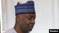 Le président du Sénat nigérian, Bukola Saraki