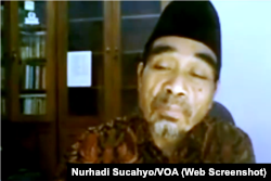 Pakar falakh PP Muhamamadiyah, Oman Fathurrahman.(Foto: tangkapan layar/Nurhadi Sucahyo/VOA)