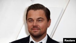 Leonardo DiCaprio lors de la soirée des Oscars à Hollywood, Los Angeles, États-Unis, le 9 février 2020.