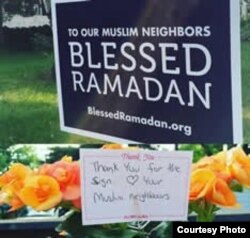 Lebih dari 2.500 poster Ramadan didistribusikan di berbagai negara bagian di Amerika.