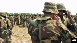 US instructors have been training Liberia's post-civil war army as part of Africom's projects