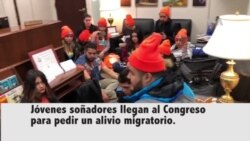 Jóvenes soñadores llegan al Congreso y exigen sus derechos