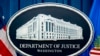 Эмблема Министерства юстиции США. (AP Photo/Andrew Harnik, File)