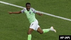 Dan wasan Najeriya, Ahmed Musa