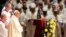 Pope Francis leads a mass at the Sao Sebastiao Cathedral in Rio de Janeiro, July 27, 2013.