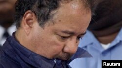 9일 미국 오하이오주 클리블랜드 감금사건으로 법정에 출두한 용의자 아리엘 카스트로.