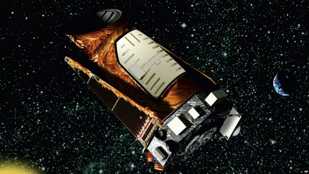 Gambar teleskop antariksa Kepler dari NASA. 