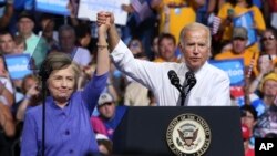 Hillary Clinton resaltó los valores de Joe Biden y prometió que der presidenta, el actual vicepresidente de EE.UU. seguirá a la cabeza del proyecto en la lucha contra el cáncer.