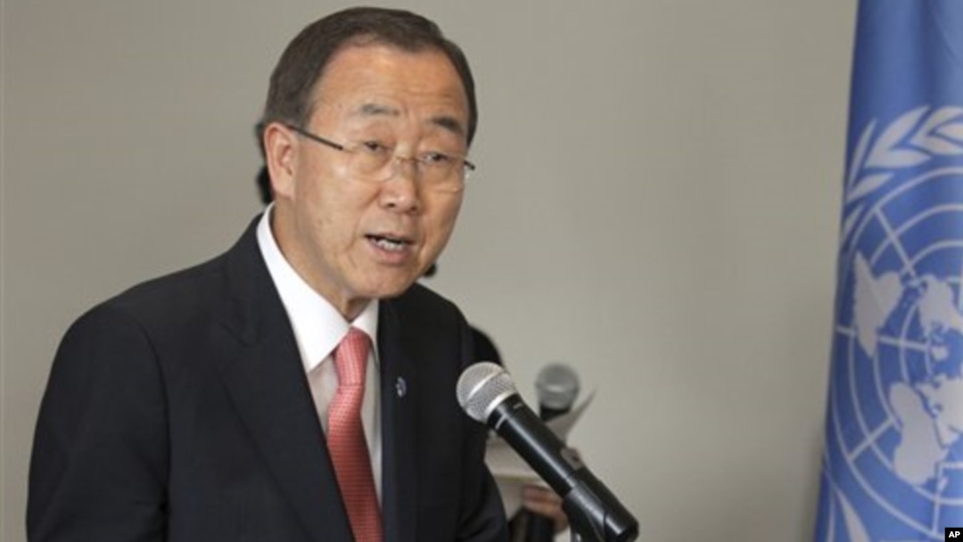 Sekjen PBB Ban Ki-moon mendukung perjanjian damai di DRC timur baru-baru ini (foto: dok). 