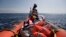 西班牙救援组织Proactiva Open Arms在利比亚沿海搜救难民(2017年4月13日)