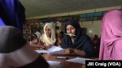 Students gather after school to prepare for the ACT, the American college entrance exam, at Abaarso School of Science and Technology, in Hargeisa, Somaliland, April 3, 2016. 