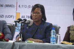 Malawi Electoral Commission Chair Jane Ansha has long been saying that the elections were not rigged and resisted calls to resign until the court verdict is passed. (Lameck Masina/VOA)