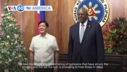 VOA60 America - Philippine President, U.S. Defense Secretary meet in Manila