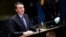 Brazil's President Jair Bolsonaro addresses the 74th session of the United Nations General Assembly at U.N. headquarters in New York City, New York, Sept. 24, 2019.