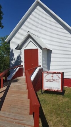 Church of Jesus, the home of the Rosebud Episcopal Mission, Rosebud S.D. (Courtesy: Rev. Lauren Stanley)