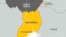 Uganda map