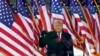 FILE - Then-President Donald Trump arrives to speak at a rally in Washington, Jan. 6, 2021.