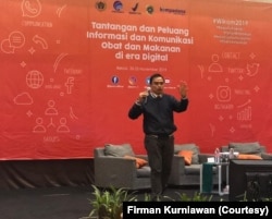 Firman Kurniawan, perilaku digital netizen Indonesia terkait erat dengan iklim kebebasan berbicara pada masa lalu. (Foto: Firman Kurniawan)