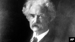 FILE - This is an undated photograph of American writer Samuel Langhorne Clemens, better known by his pseudonym Mark Twain.