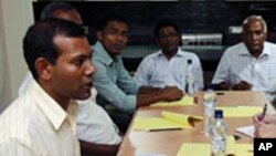 馬爾代夫前總統納希德與聯合國官員會晤
