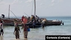 Deslocados de guerra chegam a Pemba, Cabo Delgado, Moçambique