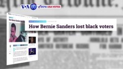 VOA60 Elections- Fusion says Senator Bernie Sanders failed to capture the Democratic nomination because he did not win black progressives
