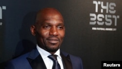 Geremi Njitap lors de la remise FIFA Football Awards, Londres, le 23 octobre 20170