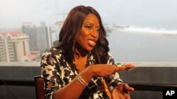 FILE - "Mosunmola "Mo" Abudu , chief executive officer of EbonyLife TV.