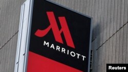 Hotel Marriott Marquis di Manhattan, New York (foto: dok). Merger Marriott dan Starwood, bila terealisasi, akan menghasilkan sebuah perusahaan hotel terbesar di dunia.