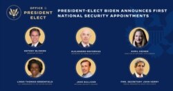 Sederet nama yang dinominasikan menjadi anggota kabinet Presiden Terpilih AS, Joe Biden.