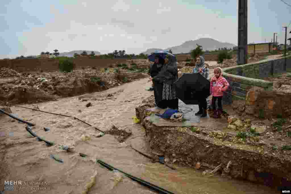 بارش شدید باران در شهرستان داراب استان فارس عکس: امین برنجکار