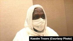 Mahamoud Dicko à Badalabougou le 24 juillet 2020. (VOA Bambara)