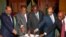 Heads of State at the Horn of Africa region at a recent IGAD meeting (file)