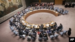 Dewan Keamanan PBB mengadakan rapat di markas PBB di New York (foto: dok).