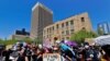 Protesters rally, June 3, 2020, in Phoenix, demanding that the Phoenix City Council defund the Phoenix Police Department. 