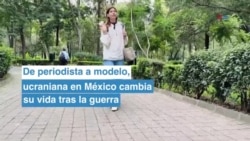 De periodista a modelo, ucraniana en México cambia su vida tras la guerra