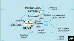 Mapa de Fiji.