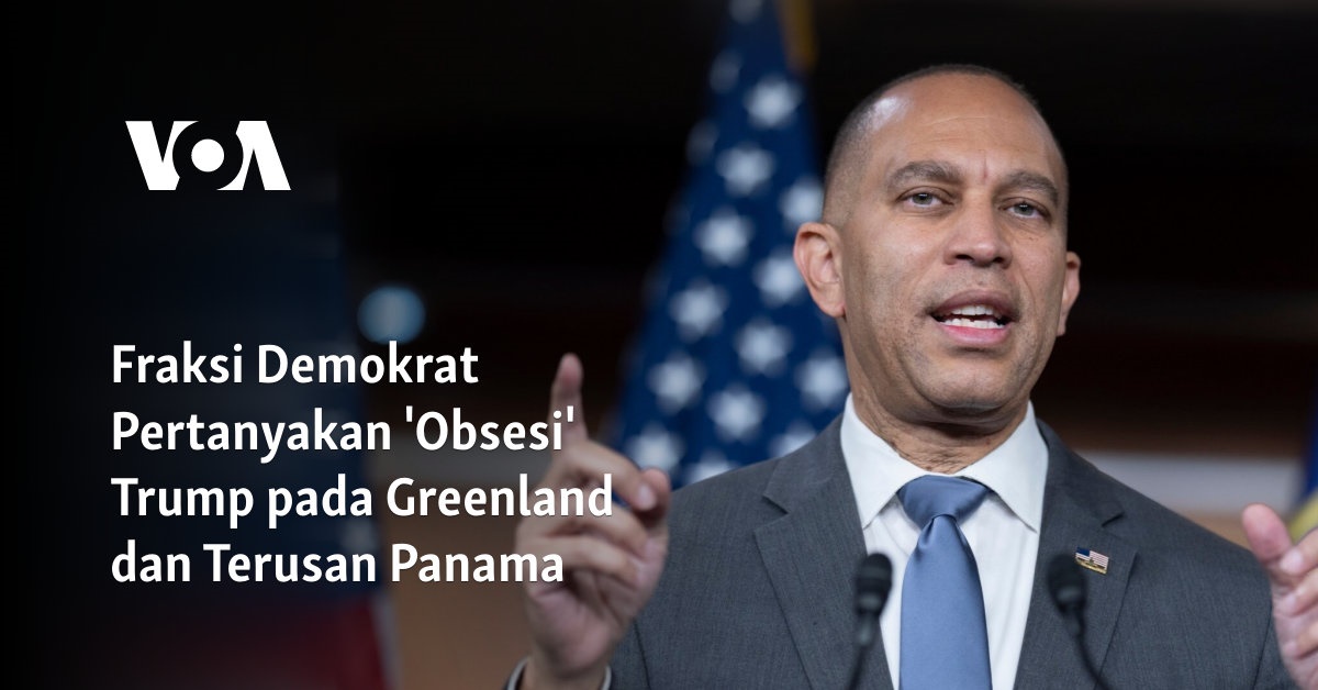 Fraksi Demokrat Pertanyakan ‘Obsesi’ Trump pada Greenland dan Terusan Panama