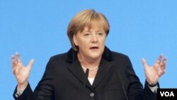 Los países europeos apuestan por el liderazgo de la canciller alemana Angela Merkel en medio de la crisis de la Eurozona.