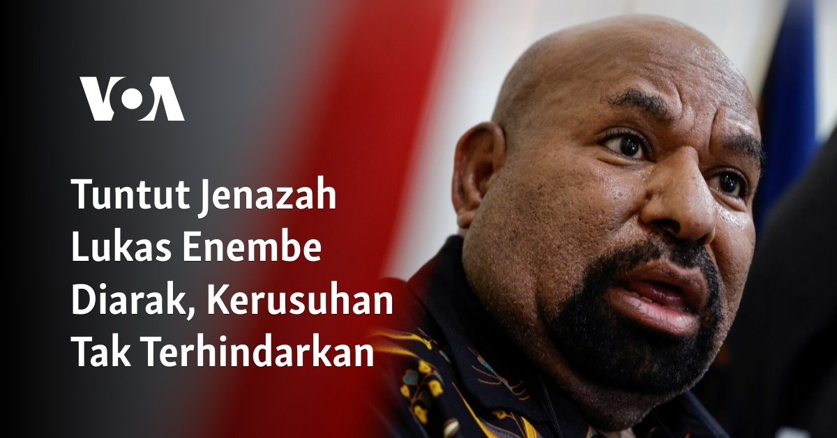 Tuntut Jenazah Lukas Enembe Diarak, Kerusuhan Tak Terhindarkan