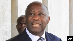 Le président sortant Laurent Gbagbo