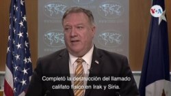 Pompeo sobre ISIS y Abu Bakar al Baghdadi