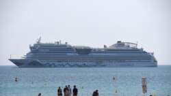 Kapal pesiar AIDstella saat berlayar di Cannes, Perancis, 10 Mei 2016. (Foto: AFP)