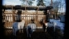 FILE- Goats, slated to be killed due to the outbreak of foot-and-mouth disease, stand on a farm in Schoeneiche, Germany, Jan. 13, 2025. China has banned the import of livestock from numerous countries, including Germany, because of disease concerns.