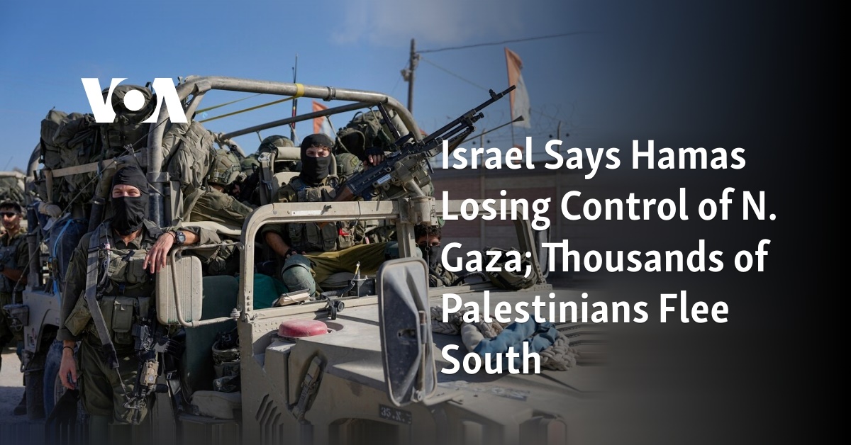 Israel Hamas War: Thousands Flee As Israel Troops Push On Gaza