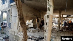 Cenin'deki İsrail baskını sırasında bazı binalar ağır hasar aldı.
