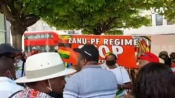 Zimbabweans Demonstrate in United Kingdom